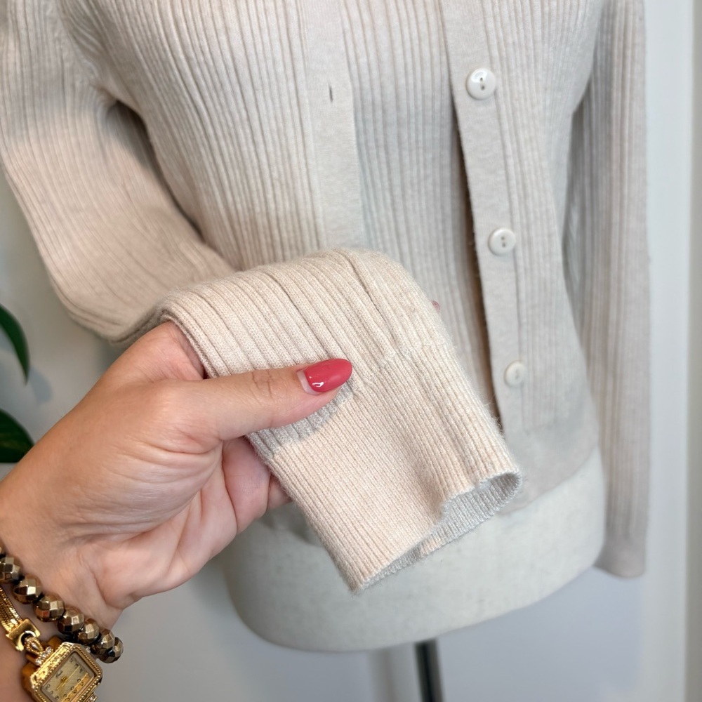 MARLED 2 Piece Button Up Cardigan Tank Set - Picture 2 of 10